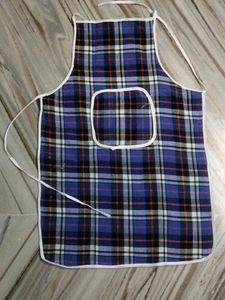 Cotton Kitchen Apron with Front Pocket Waterproof