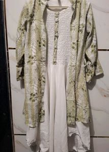 Floral Print Dress with Shrug