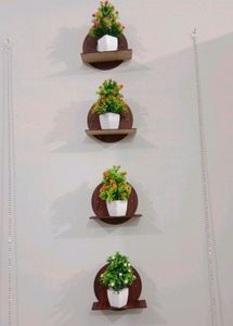 Artificial bonsai flower plants pack of 4