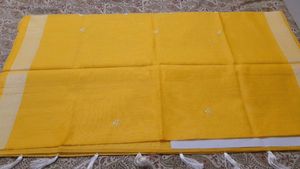 Gold Embroidered Chanderi Cotton