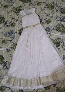 White Gown For 12 To 13 Years Girls