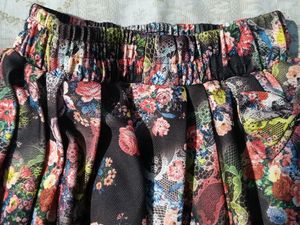 Floral Print Skirt