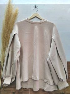 Loose Fit Beige Top