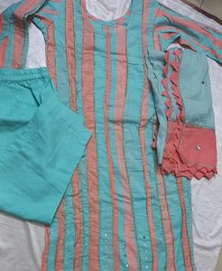 Patchwork 3 PC. Party Wear Suit
