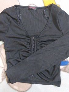 Ribbed Corset Top
