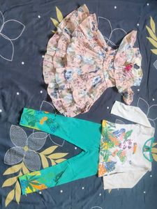 2 to 4 years Cute Girls Clothing combo Set