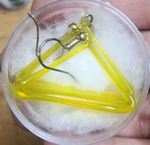 GLASS UNIQUE EARRINGS