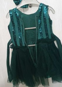 Green Sequin Dress &amp; Headband