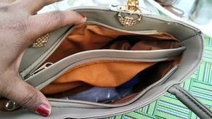 Pure leather purse for women