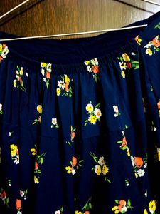 Floral Print Skirt