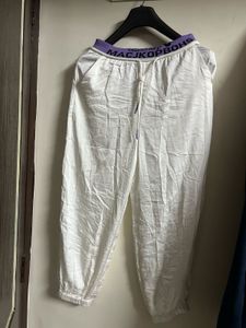 White Casual Pants