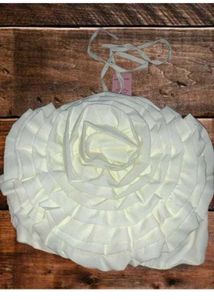 Elegant White Floral Top