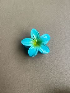 Colorful Flower Hair Claw Clips - Set of 12