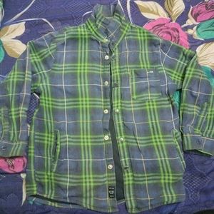 Boys Plaid Flannel Shirt jacket