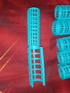 Vintage Blue Hair Rollers