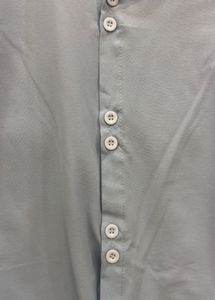 Stylish Blue Tie-Sleeve Shirt