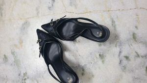 Zara Pointed Toe Slingback Heel
