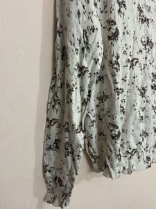 Floral Print Sweater