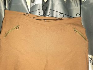 Brown Slim Fit Pants