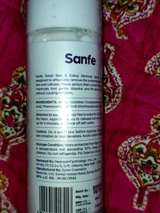 Sanfe Dead Skin &amp; Callus Remover Spray