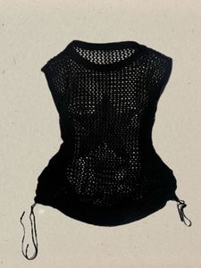 Open Knit Corchet Top
