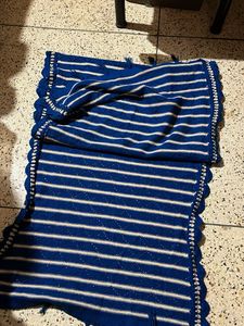 Striped Knit Scarf