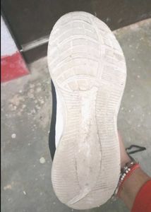 Black And Blue Sport Shoes