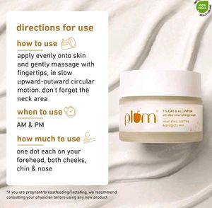1% oat &amp; allantoin all-day nourishing cream
