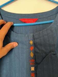 NAVY BLUE COLOR KURTI