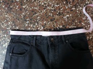 Wide Leg Black Jeans