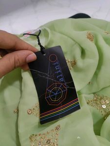 Elegant Mint Green Anarkali Suit