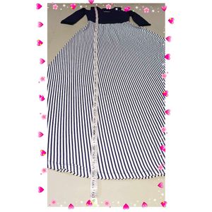 Chic Striped Midi Dress