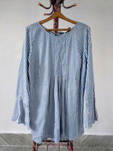 Blue & White Striped Tunic
