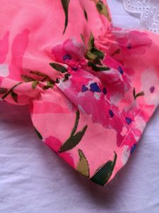 Pink Streachable Top