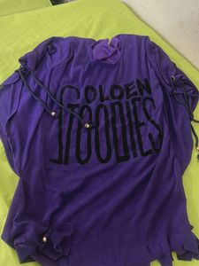 Purple "Golden Goodies" Top