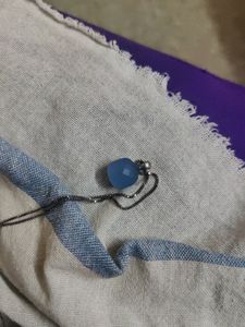 Blue Pendant With Chain Free