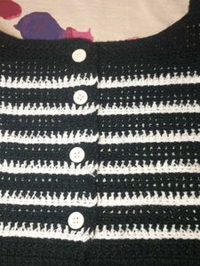 Striped Knit Crop Top