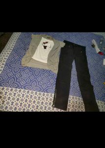 Cord Set Top And Cargo Pants