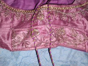 Pink Embroidered Lehenga Skirt