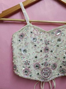 |SALE| Embellished Crop Top