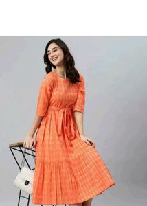 Orange Maxi Dress