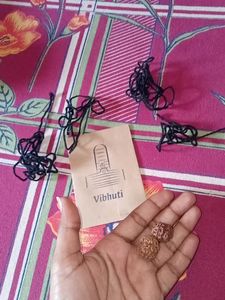 Rudraksha Shiv Ji 5 Mukhi With Vibhuti &amp;Kala Dhaga
