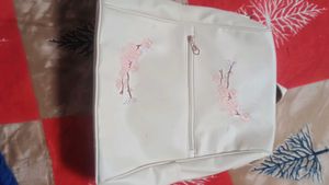 Stylish White Backpack