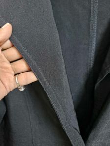 Black Longlline Formal Coat