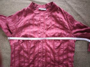 Maroon Button-Up Shirt