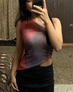Tie-Dye Sideways Top