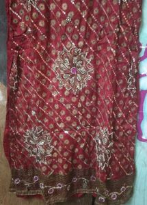 Red Embroidered Dress