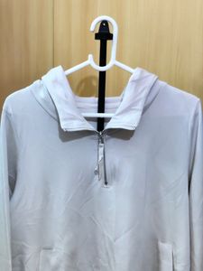 Women&#39;s imported premium zipper light hoodie