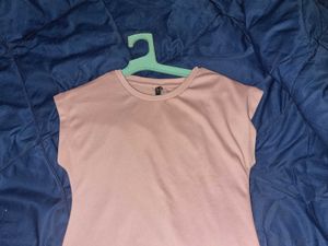 Pink Bodycon Midi Dress