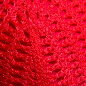 Crochet Bikini Top - Coral